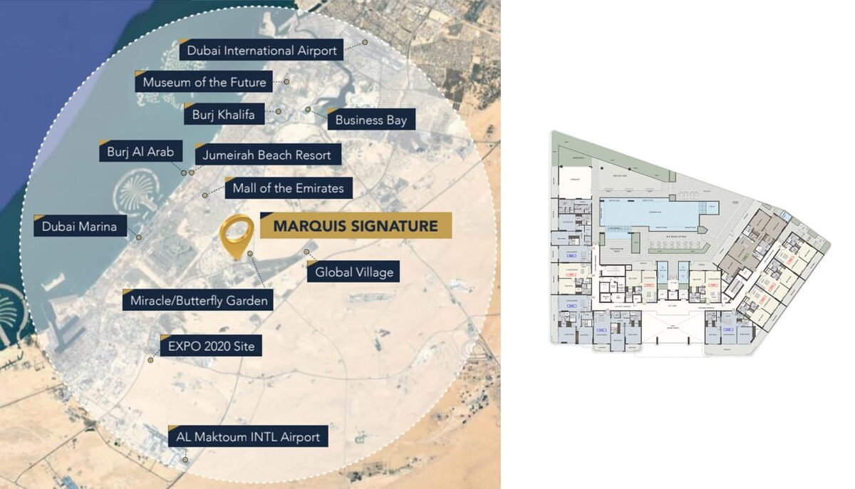 Apartment with 3 bedrooms, 218.04m² in Dubai, UAE [ID: 1102-7b9e1a3a]