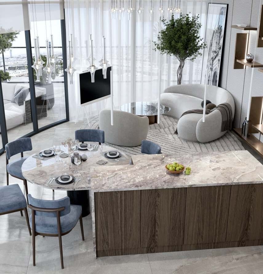 Apartament z 1 sypialnią, 209.07m² w Dubaj, Zjednoczone Emiraty Arabskie [ID: 1102-e0243e0c]
