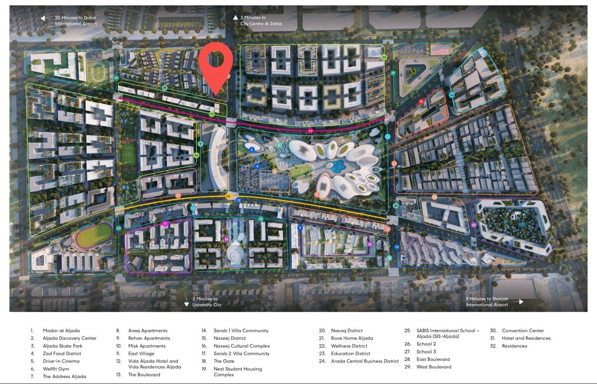 Квартира, 64.02м² в Дубай, ОАЭ [ID: 1102-218e6d05]