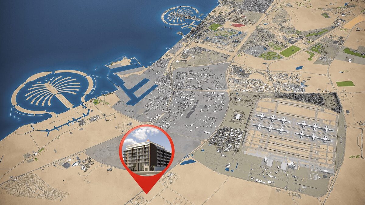Apartment with 1 bedroom, 62.43m² in Dubai, UAE [ID: 1102-0e08dd88]