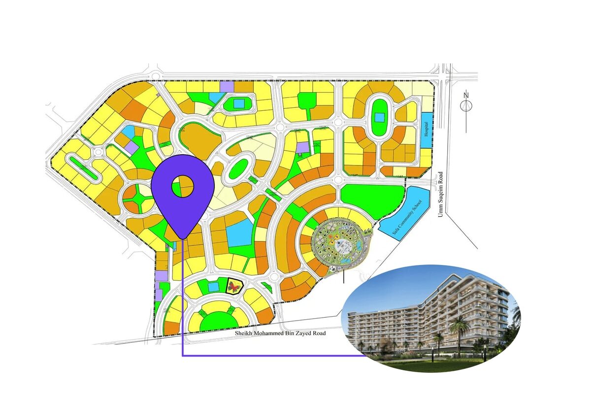 Apartament z 2 sypialniami, 110.00m² w Dubaj, Zjednoczone Emiraty Arabskie [ID: 1102-d8cf6ca9]