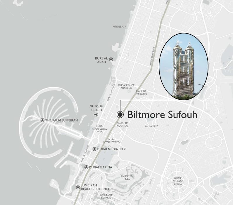 Apartament z 1 sypialnią, 56.45m² w Dubaj, Zjednoczone Emiraty Arabskie [ID: 1102-3176f183]