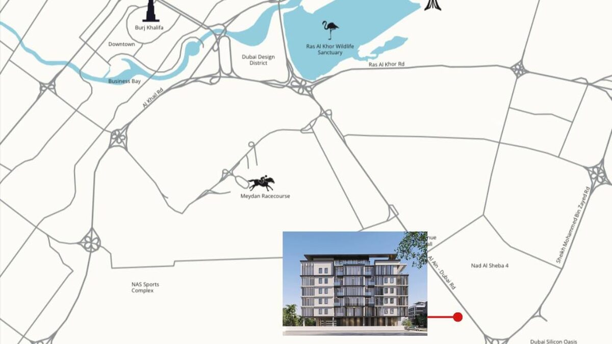 Apartament, 63.55m² w Dubaj, Zjednoczone Emiraty Arabskie [ID: 1102-7026411f]