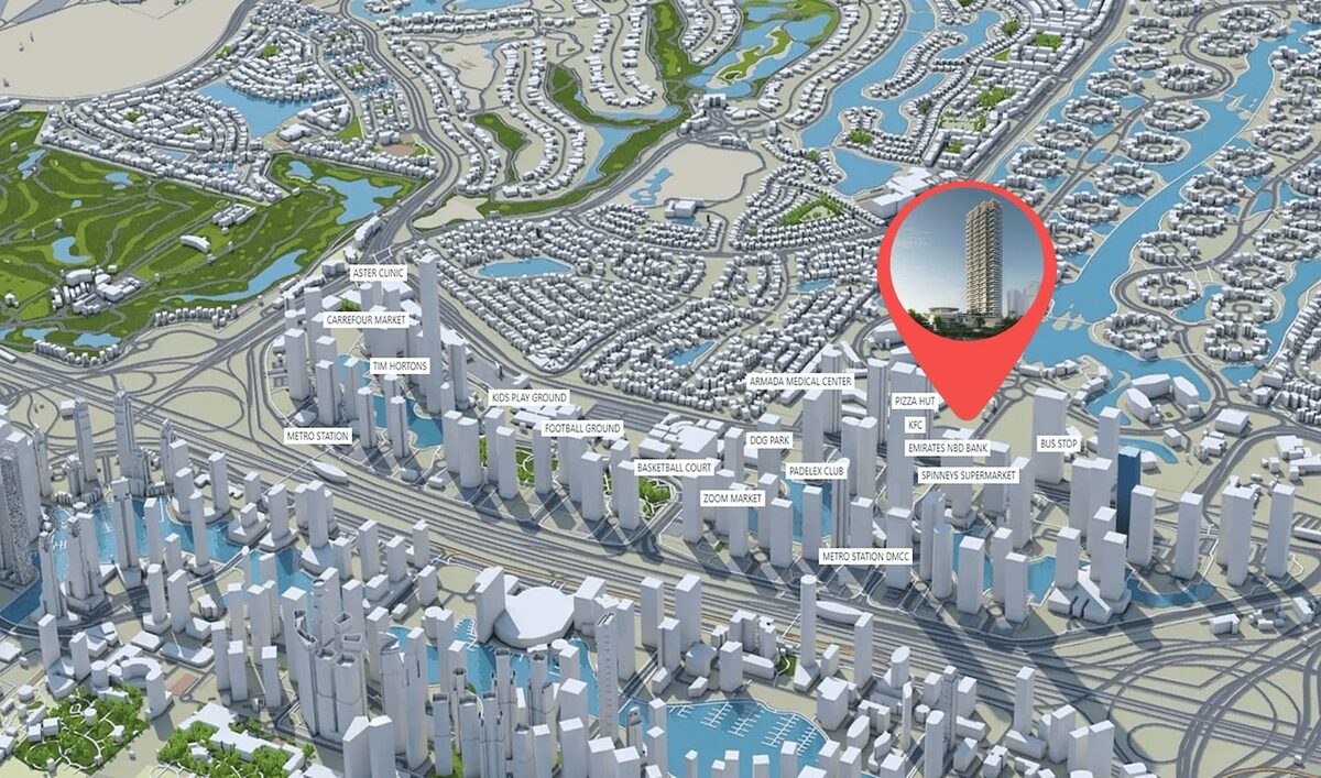 Квартира з 1 спальнею, 77.10м² в Дубай, ОАЕ [ID: 1102-6b23171d]