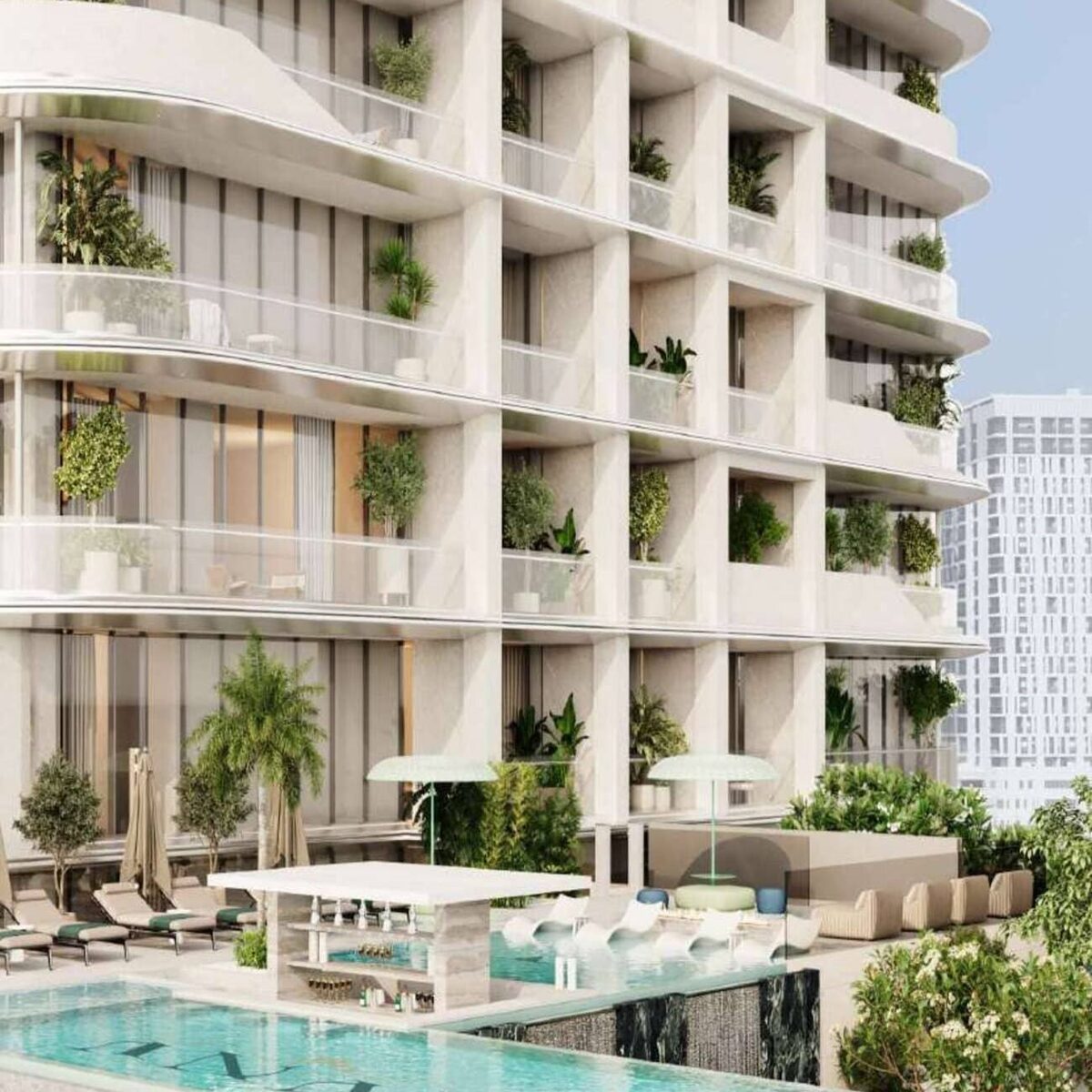 Apartament z 1 sypialnią, 44.49m² w Dubaj, Zjednoczone Emiraty Arabskie [ID: 1102-0551476b]