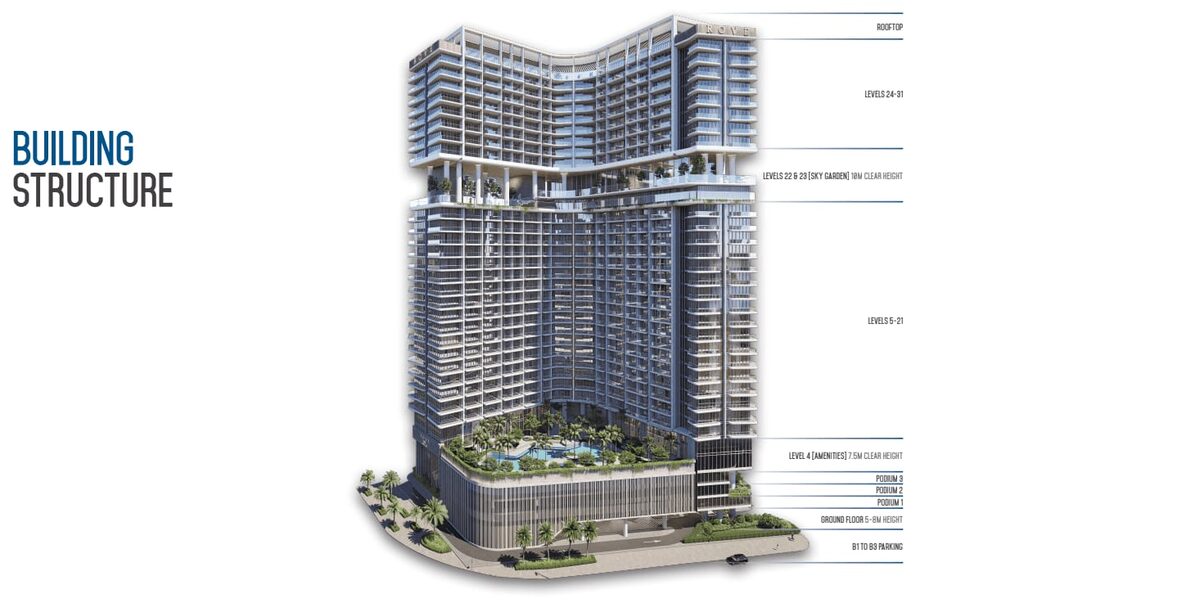 Apartament z 1 sypialnią, 83.27m² w Dubaj, Zjednoczone Emiraty Arabskie [ID: 1102-9577ebee]