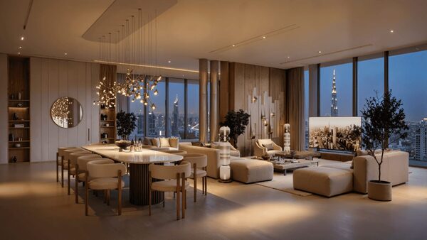 Penthouse w Dubaj, Zjednoczone Emiraty Arabskie, 442.99m² - obraz 10
