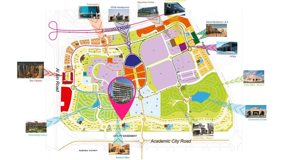 Apartament z 1 sypialnią, 69.63m² w Dubaj, Zjednoczone Emiraty Arabskie [ID: 1102-c5250be7]