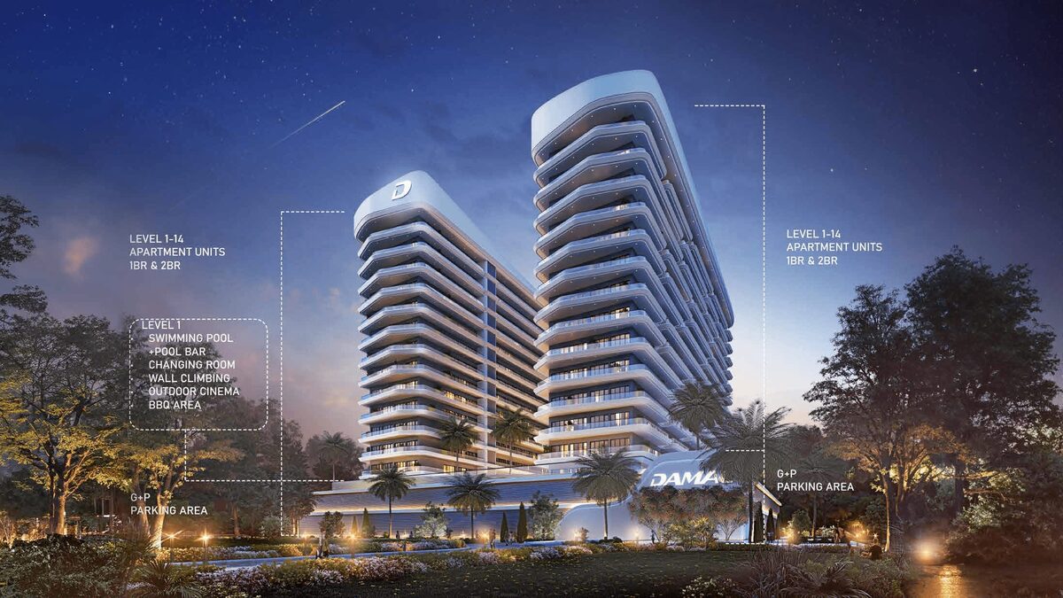 Apartament z 2 sypialniami, 49.07m² w Dubaj, Zjednoczone Emiraty Arabskie [ID: 1102-e7ad9686]