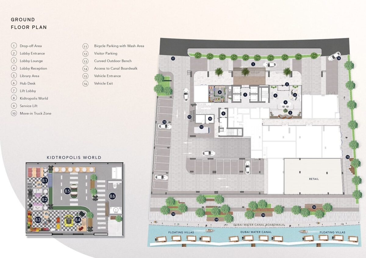 Квартира з 1 спальнею, 69.16м² в Дубай, ОАЕ [ID: 1102-feb75a6d]