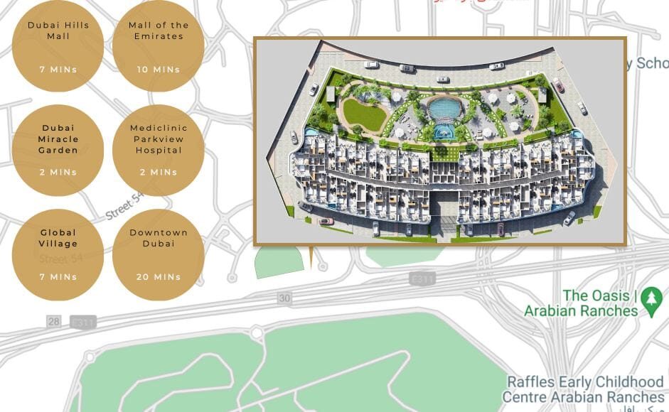 Apartment with 1 bedroom, 68.60m² in Dubai, UAE [ID: 1102-041e51e6]