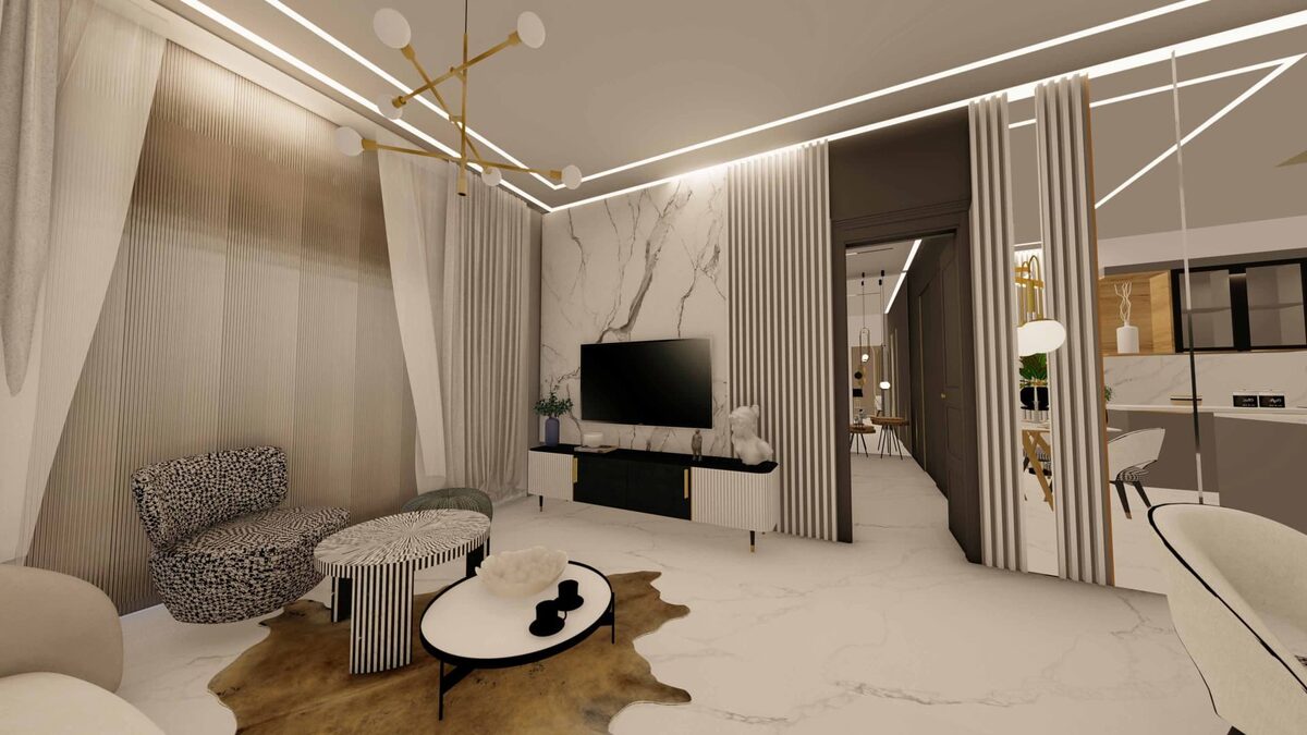 Apartment with 1 bedroom, 68.60m² in Dubai, UAE [ID: 1102-041e51e6]