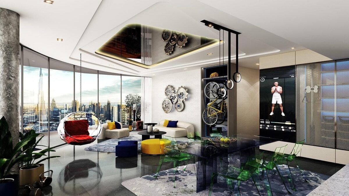 Apartament z 1 sypialnią, 129.63m² w Dubaj, Zjednoczone Emiraty Arabskie [ID: 1102-258f1726]