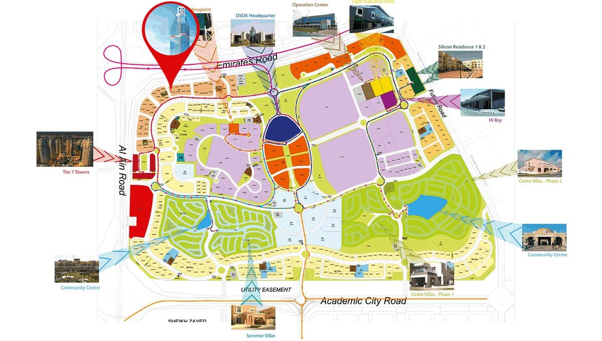 Apartament z 1 sypialnią, 36.07m² w Dubaj, Zjednoczone Emiraty Arabskie [ID: 1102-4071f866]
