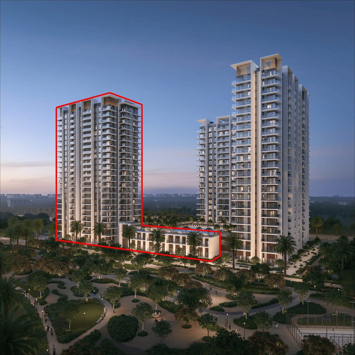 Apartament z 1 sypialnią, 154.77m² w Dubaj, Zjednoczone Emiraty Arabskie [ID: 1102-e329b34d]