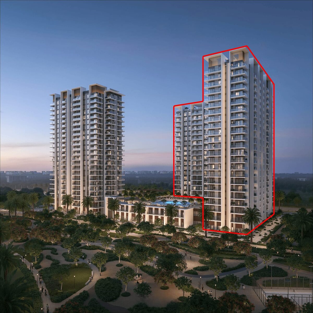 Apartament z 1 sypialnią, 154.77m² w Dubaj, Zjednoczone Emiraty Arabskie [ID: 1102-e329b34d]