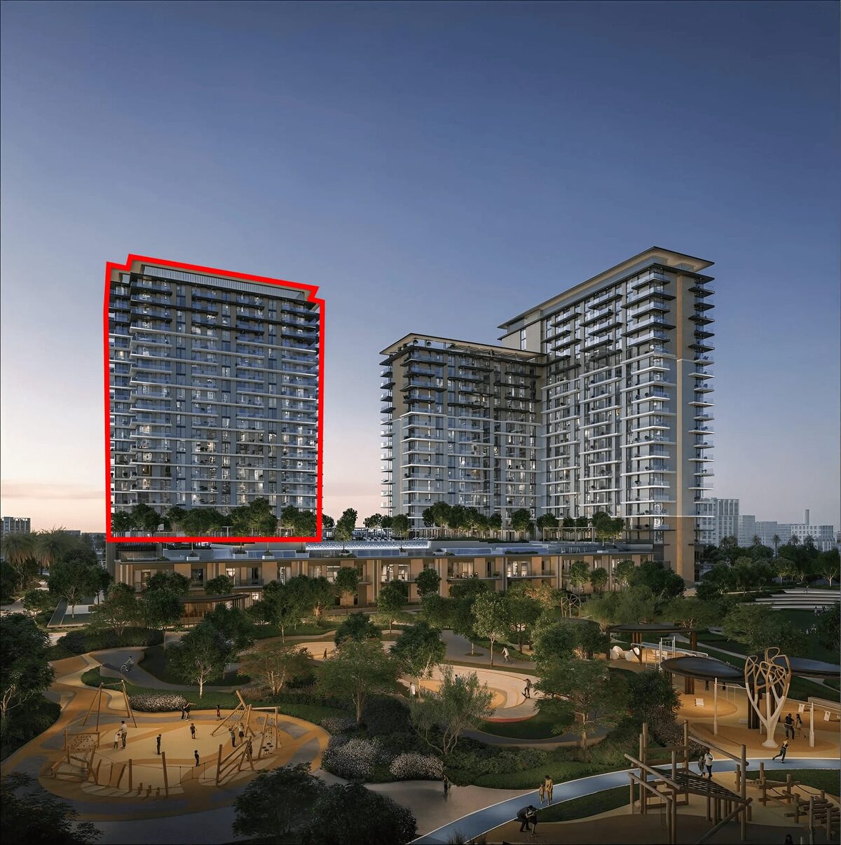 Apartament z 1 sypialnią, 99.53m² w Dubaj, Zjednoczone Emiraty Arabskie [ID: 1102-2d90d8be]