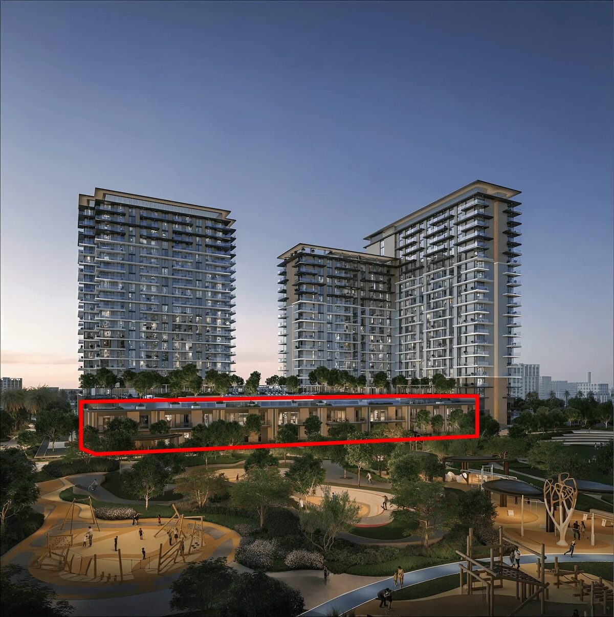 Apartament z 1 sypialnią, 99.53m² w Dubaj, Zjednoczone Emiraty Arabskie [ID: 1102-2d90d8be]