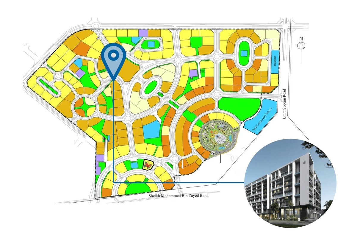 Квартира с 1 спальней, 57.66м² в Дубай, ОАЭ [ID: 1102-71aae8ae]