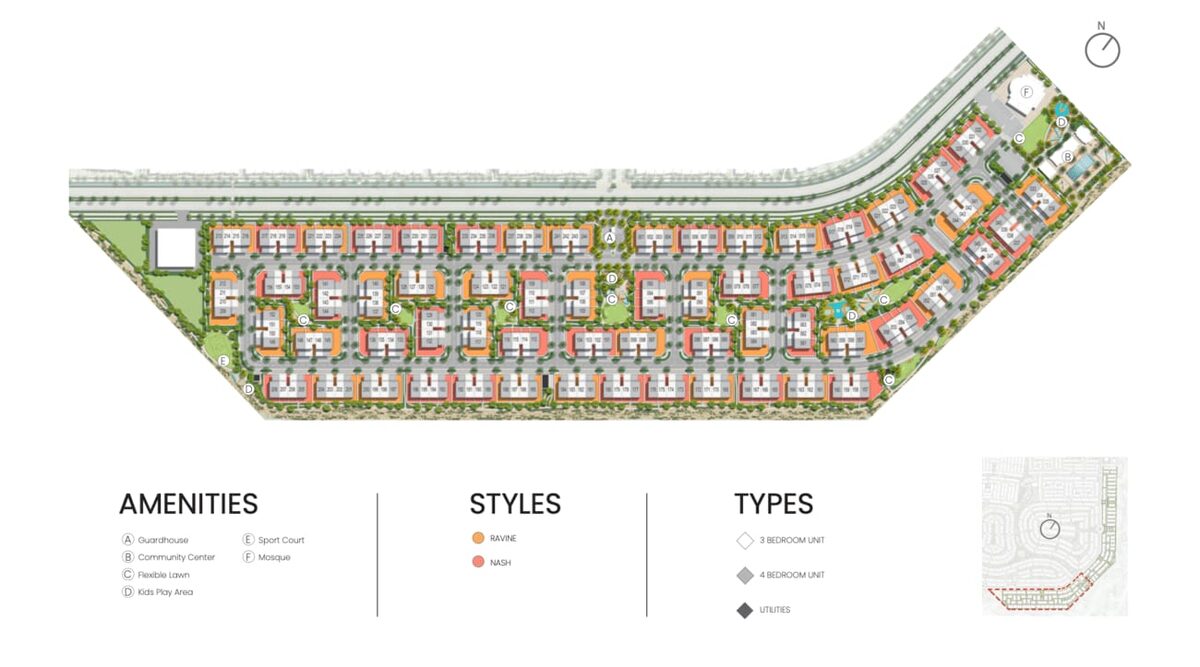 Dom szeregowy z 1 sypialnią, 225.79m² w Dubaj, Zjednoczone Emiraty Arabskie [ID: 1102-6f0918ec]