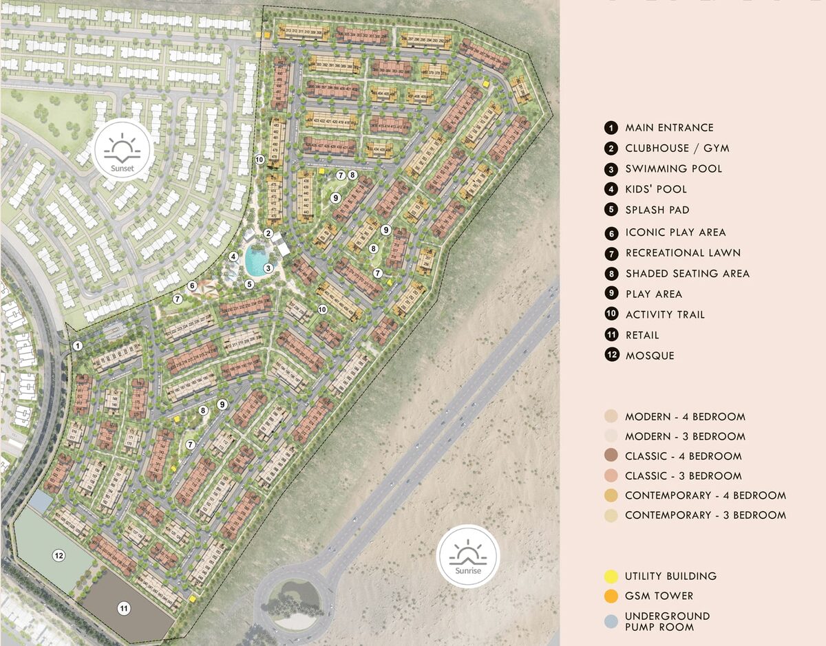 Dom szeregowy z 1 sypialnią, 178.32m² w Dubaj, Zjednoczone Emiraty Arabskie [ID: 1102-692dbd6c]