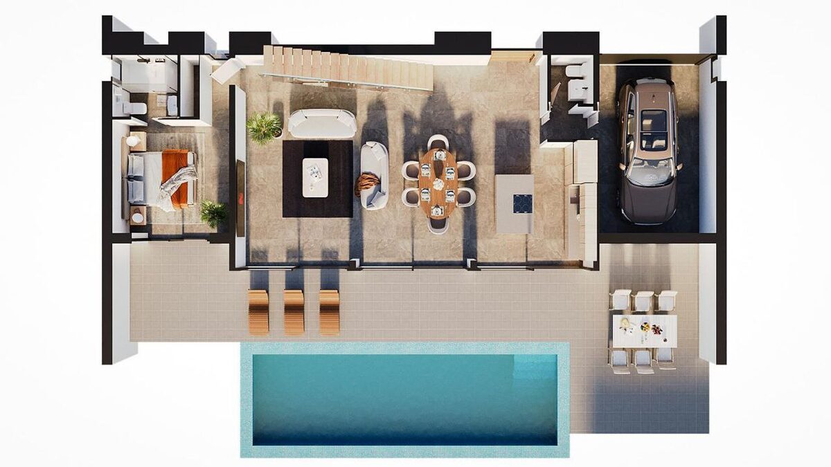 Вилла с 3 спальнями, 273м² в Кальпе, Испания [ID: 0138-007]