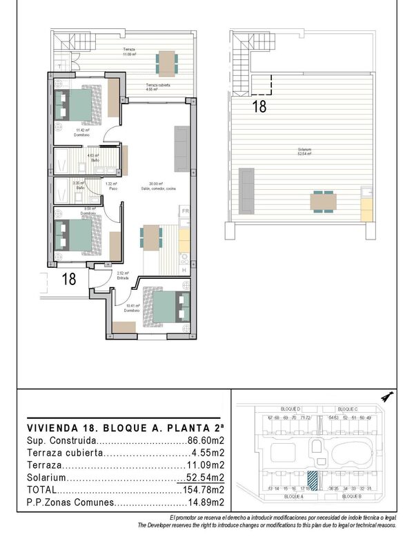 Пентхаус в Торре-Пачеко, Іспанія, 86м² - зображення 22