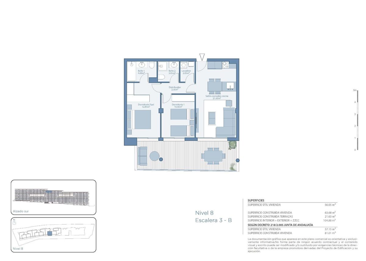 Penthouse with 2 bedrooms, 81m² in Fuengirola, Spain [ID: 0137-SP1473]