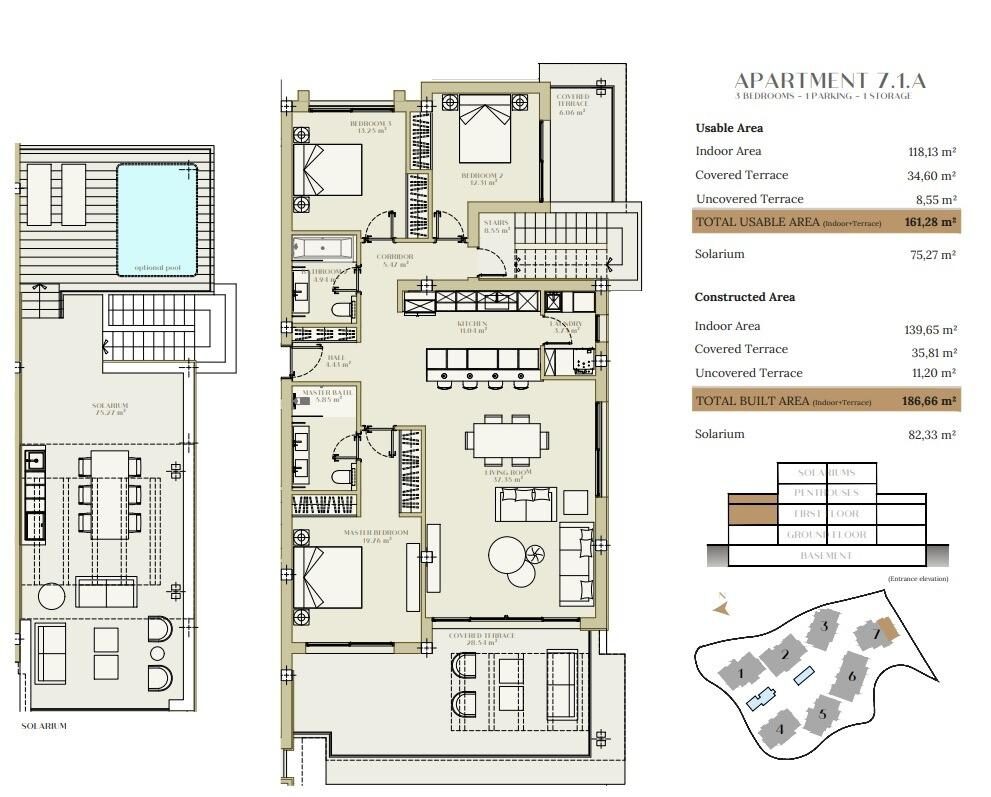 Пентхаус с 3 спальнями, 247м² в Эстепона, Испания [ID: 0137-N8412]
