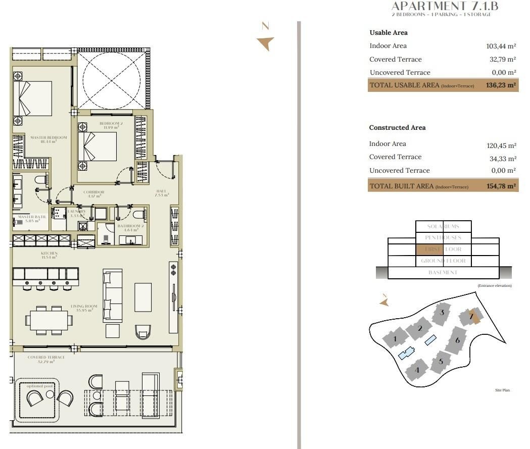 Apartment with 2 bedrooms, 154m² in Estepona, Spain [ID: 0137-N8410]