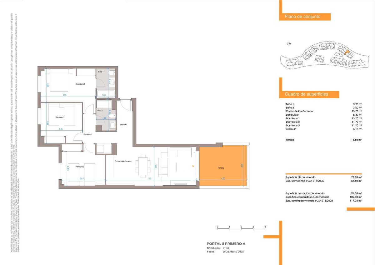 Квартира з 3 спальнями, 117м² в Велес-Малага, Іспанія [ID: 0137-SP1478]