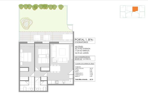 Apartament w jávea-xàbia, Hiszpania, 80m² - obraz 12