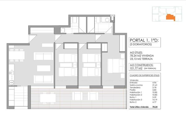 Apartament w jávea-xàbia, Hiszpania, 101m² - obraz 18