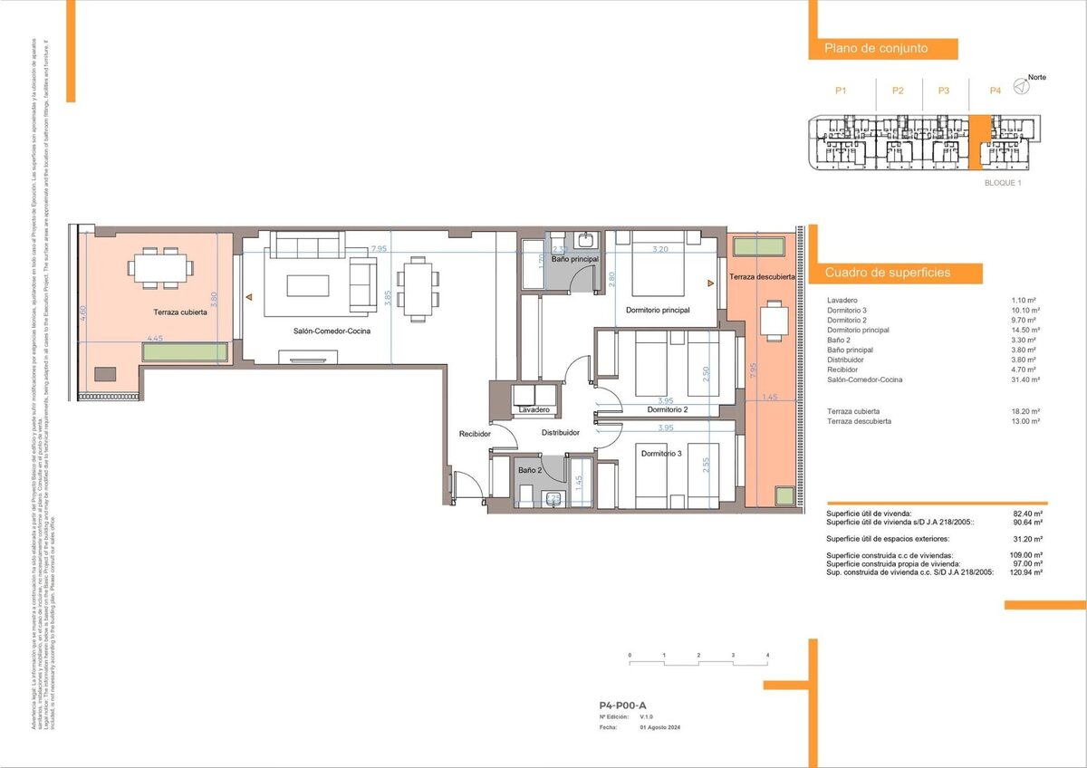 Apartment with 3 bedrooms, 120m² in Benalmadena, Spain [ID: 0137-SP1136]
