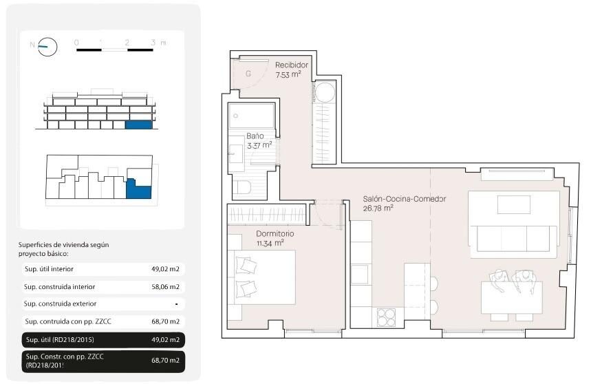 Квартира з 1 спальнею, 50м² в Рінкон-де-ла-Вікторія, Іспанія [ID: 0137-SP1492]