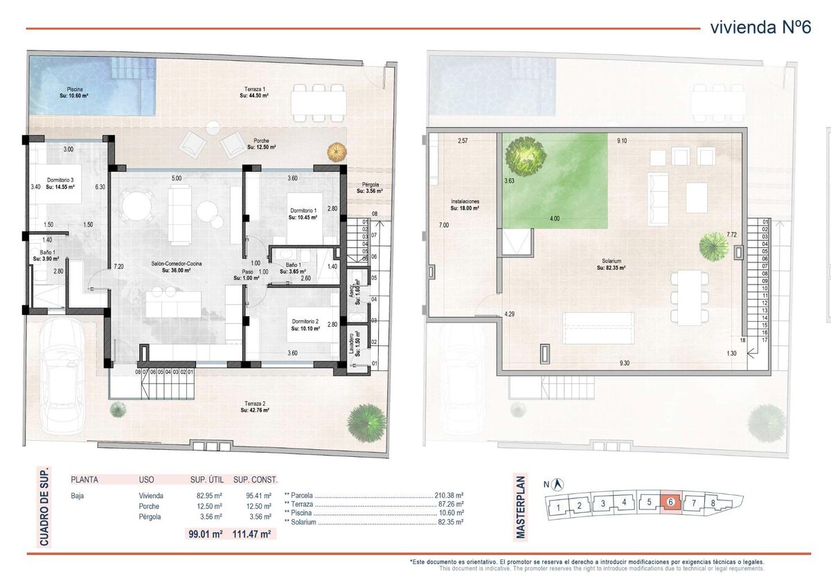 Villa with 3 bedrooms, 111m² in Sucina, Spain [ID: 0137-N9601]