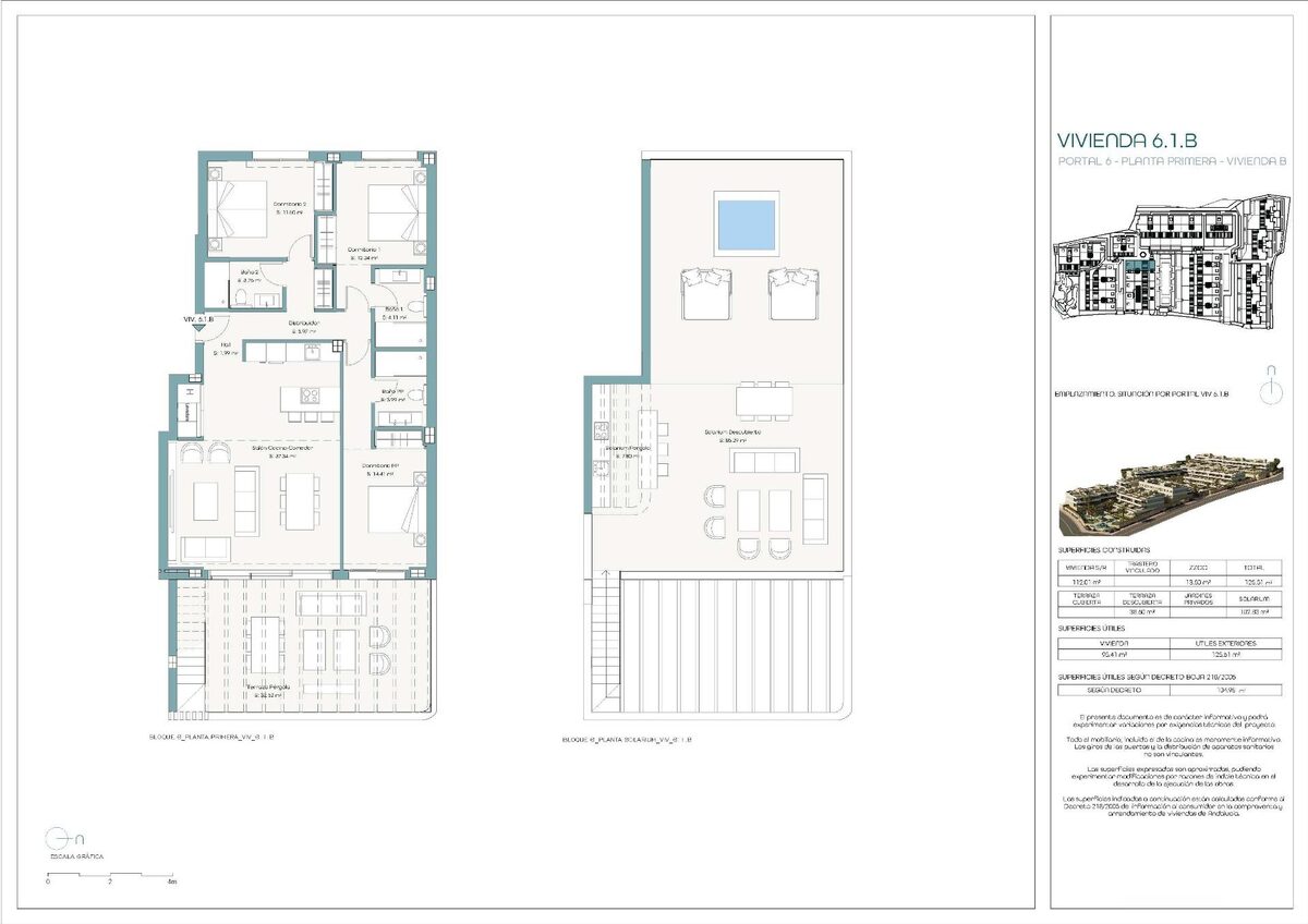 Пентхаус с 3 спальнями, 125м² в Эстепона, Испания [ID: 0137-SP1504]