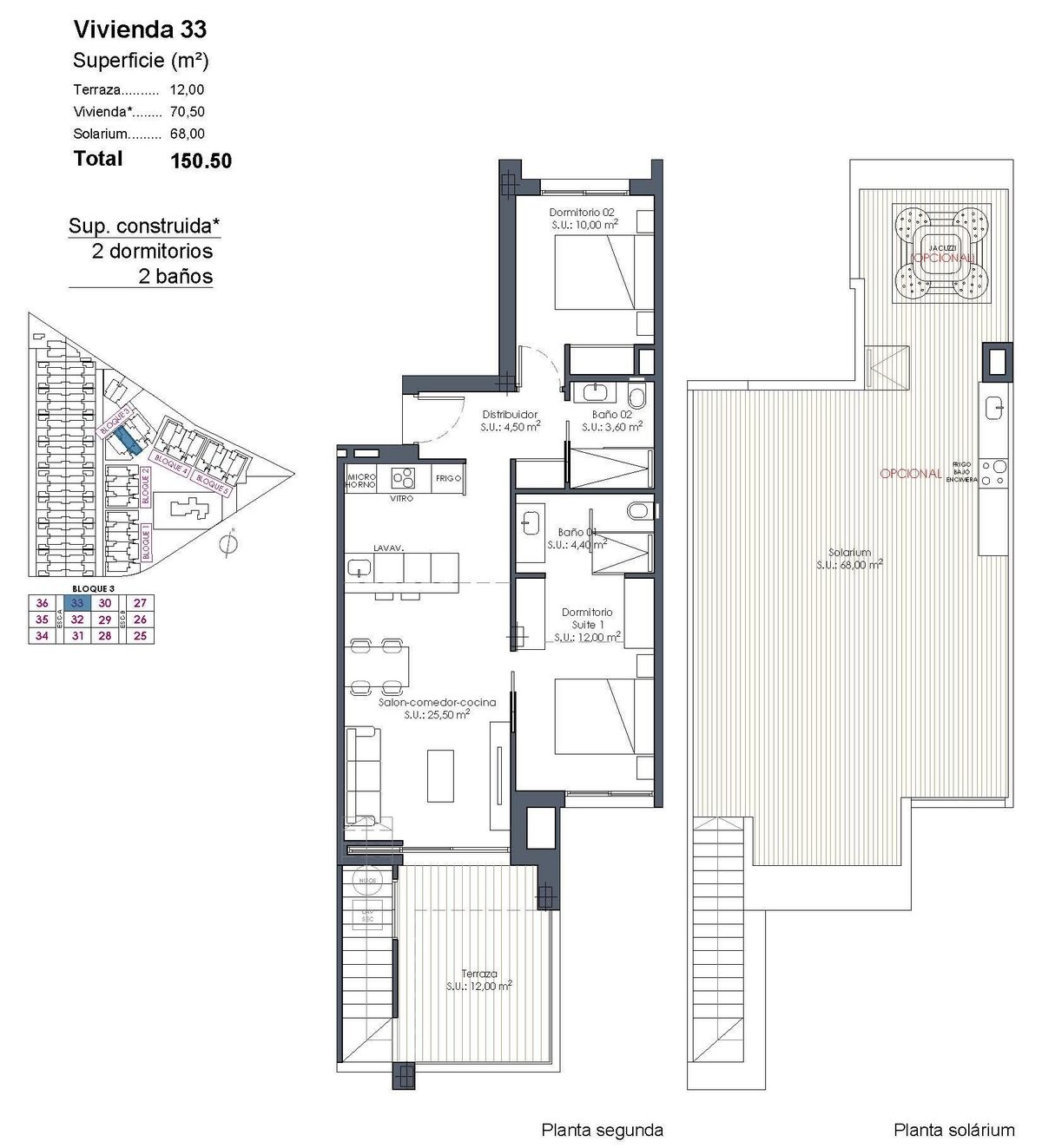 Penthouse z 2 sypialniami, 70m² w Los Alcazares, Hiszpania [ID: 0137-N9642]