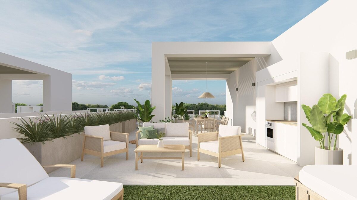 Penthouse z 3 sypialniami, 85m² w Los Alcazares, Hiszpania [ID: 0137-N9643]