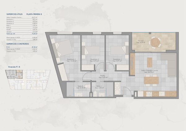 Квартира в Сан-Педро-дель-Пинатар, Испания, 87м² - изображение 11