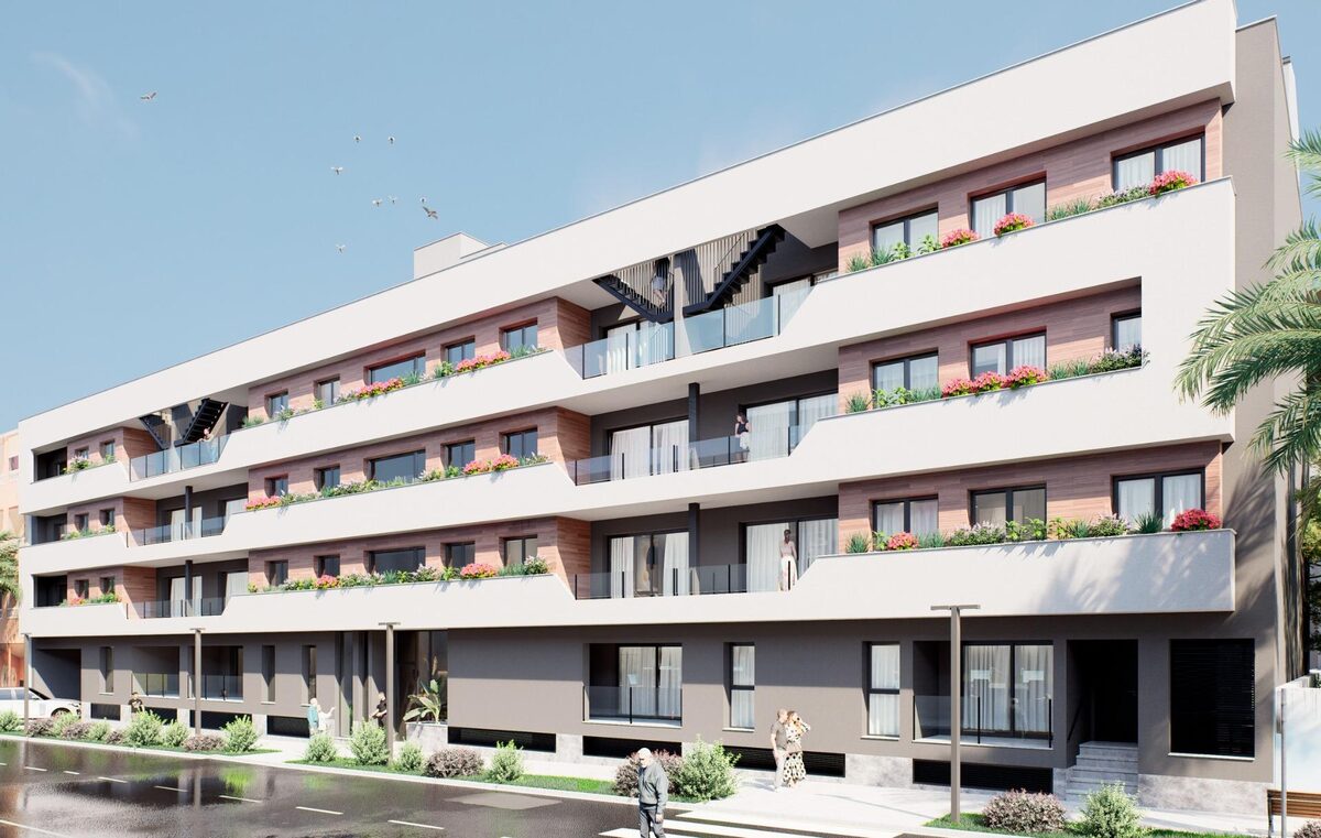 Penthouse z 2 sypialniami, 69m² w San Pedro del Pinatar, Hiszpania [ID: 0137-N9624]