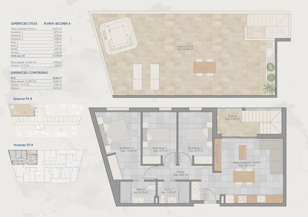 Пентхаус в Сан-Педро-дель-Пинатар, Испания, 82м² - изображение 11