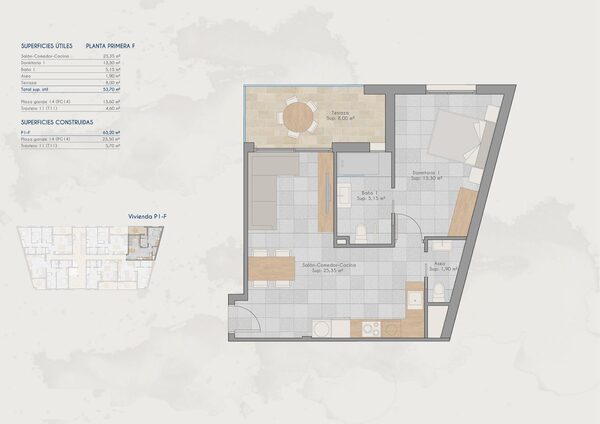 Квартира в Сан-Педро-дель-Пинатар, Испания, 63м² - изображение 11
