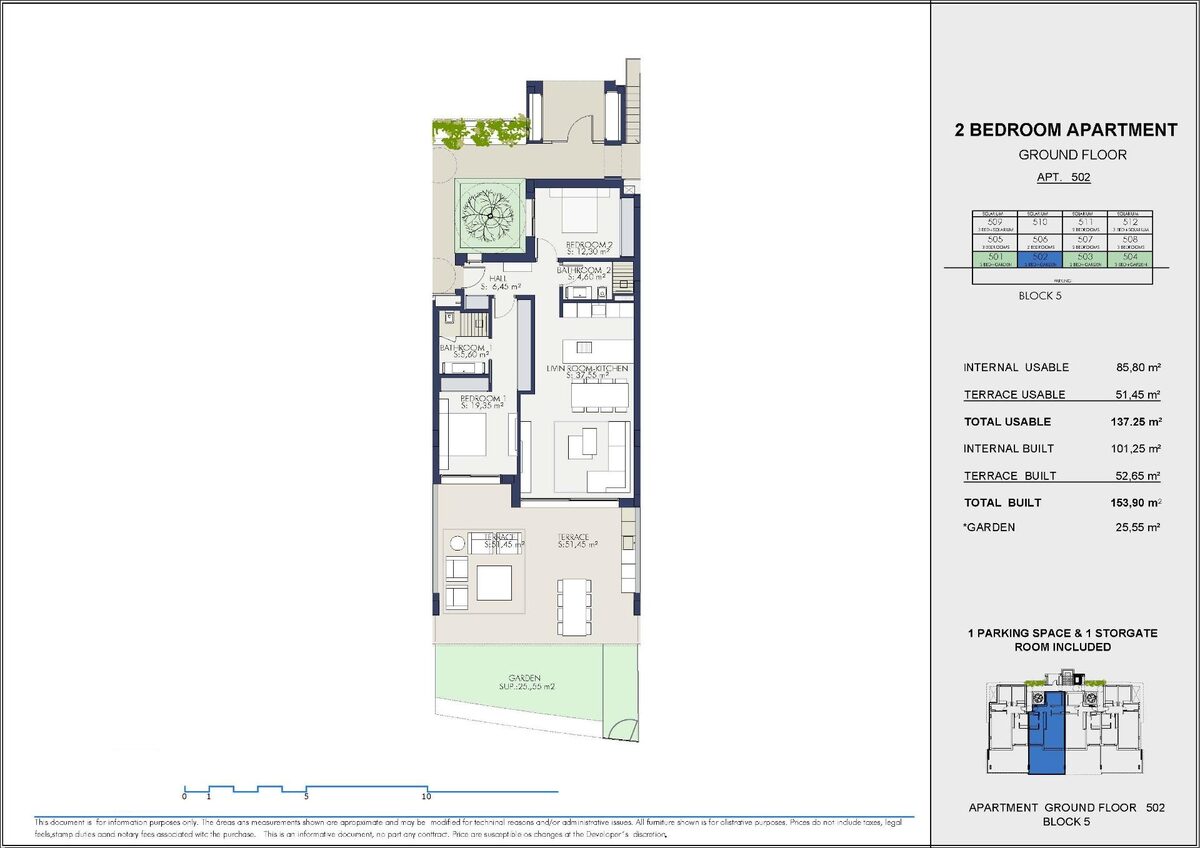 Apartament z 2 sypialniami, 101m² w Estepona, Hiszpania [ID: 0137-SP1514]