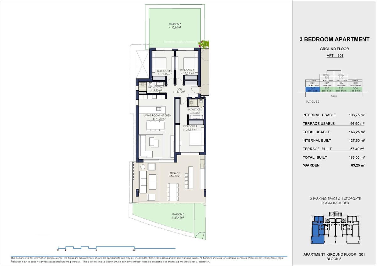 Apartament z 3 sypialniami, 127m² w Estepona, Hiszpania [ID: 0137-SP1515]