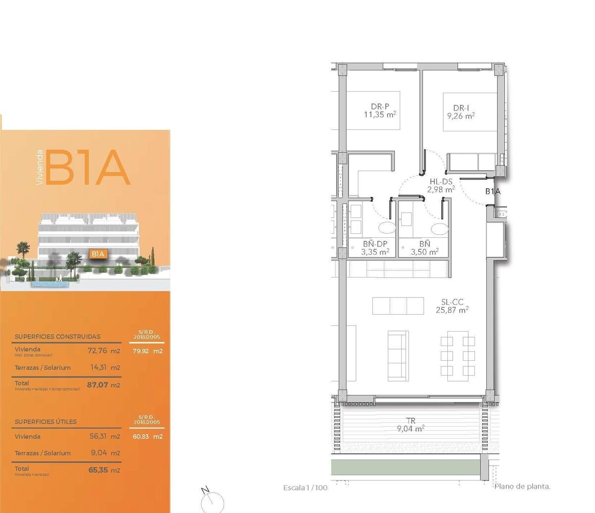 Apartment with 2 bedrooms, 79m² in Torremolinos, Spain [ID: 0137-SP0728]