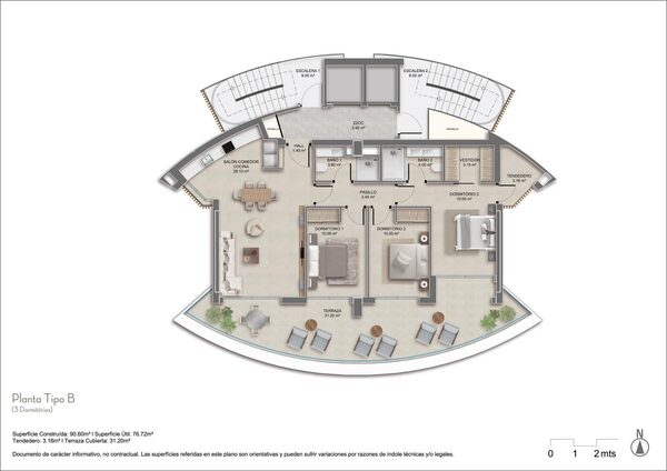 Apartament w Calpe, Hiszpania, 90m² - obraz 22