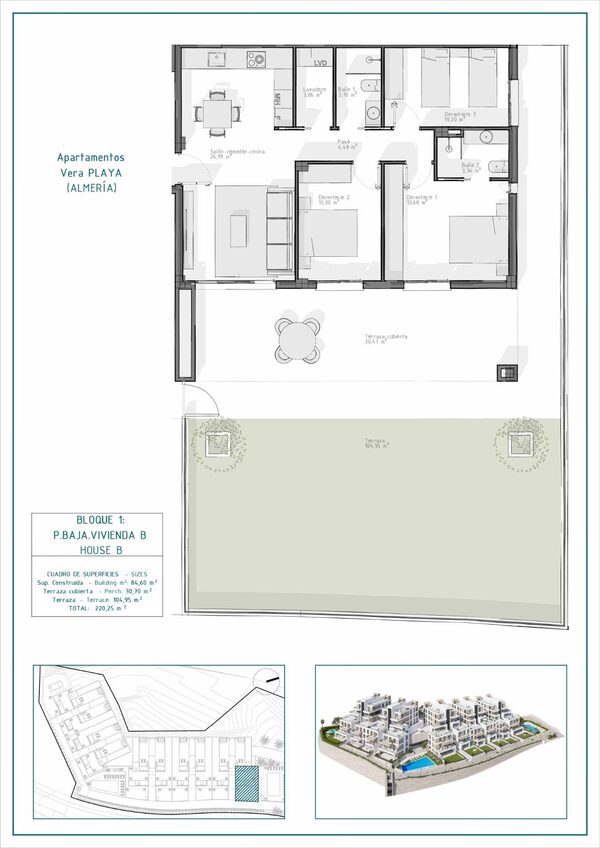 Квартира в Вера, Испания, 84м² - изображение 9