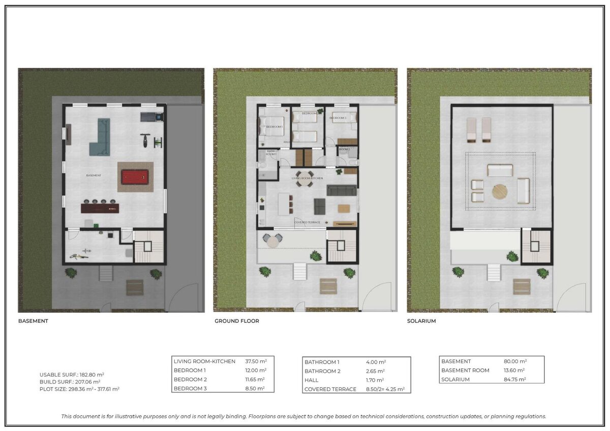 Villa with 3 bedrooms, 207m² in Mazarron, Spain [ID: 0137-N9663]