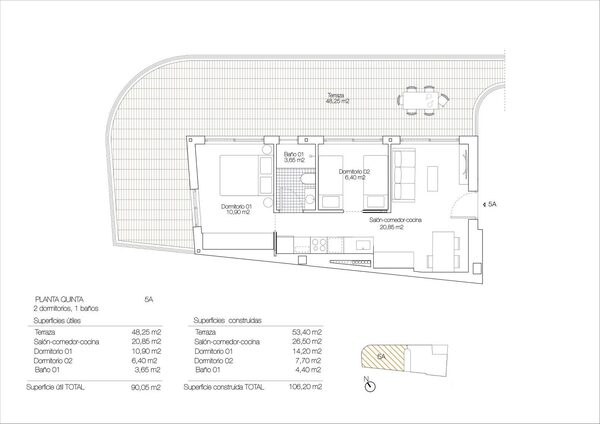 Пентхаус в Торрев'єха, Іспанія, 106м² - зображення 3